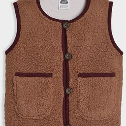 MiArcus Kids Self Design Sleeveless Bomber Jacket-picture-41