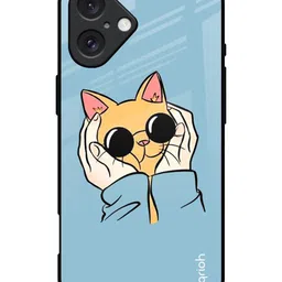 QRIOH Quirky Printed iPhone 16 Back Case Mobile Accessories-image-65