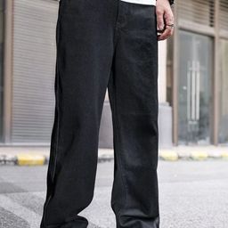 THE BEETEL HOUSE Men Baggy Mid-Rise Stretchable Denim Jeans-image-75