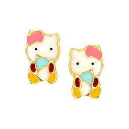 BHIMA 22K BIS Hallmark 916 Purity Yellow Gold Hello KittyKids Earring-18