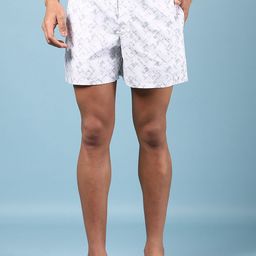V-Mart Men Printed Slim Fit Shorts-picture-37