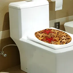 Asian royal Brown & Beige Printed Water Proof Wall Sticker-image-59