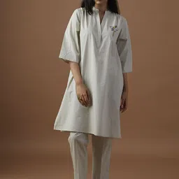 Raas by Ekta Flaunt Every Shade of Yourself Embroidered Top With Trouser Co-Ords-image-38