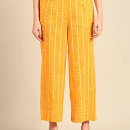 De Moza Women Striped Culottes Trousers-image-26