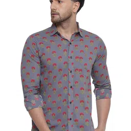 VEERA PARIDHAAN Men Floral Opaque Printed Casual Shirt-image-35