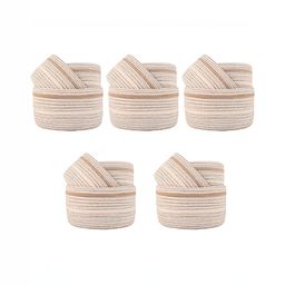 Aura Khaki Set of 6 Regular Drawer Organiser Organisers-43