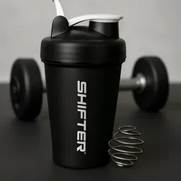 SHIFTER Black Single Plastic Solid Water Bottle-image-68