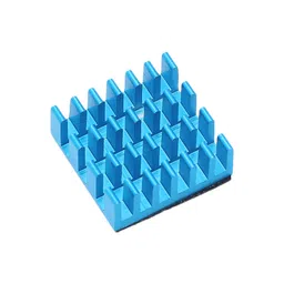 Set of Blue Aluminum Heatsink for Raspberry Pi image 3