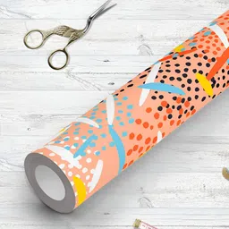 ArtzFolio Printed UV-Resistant Anti-Bacterial Abstract Dots & Lines Pattern Peel & Stick Wallpaper image 4
