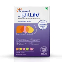 Dr. Morepen LightLife Pre-Meal Nutrition Mix -5 Flavors - 10 Sachets-43