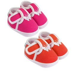 NESKA MODA Kids-Unisex Pink Cotton Booties-picture-33