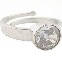 GenZcomplex Silver-Plated Brass Zircon Finger Ring-picture-22