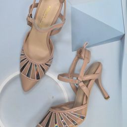 Ronnie Grey PU Party Stiletto Pumps-image-43