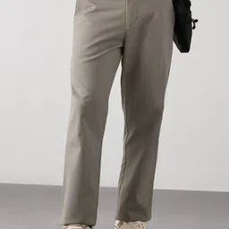 Red Flame Men's Solid Relaxed Fit Casual Trouser-image-23
