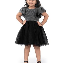 Shrithi Fashion Fab Girls Net Embellished Fit & Flare Dress-picture-27