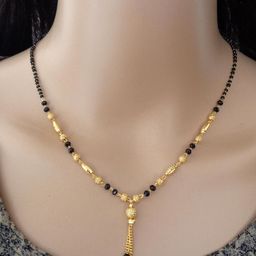 Ramdev Art Fashion Jwellery Brass Gold Plated Mangalsutra-image-65