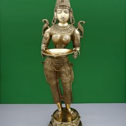 Exotic India Gold-Toned Religious Idol Showpiece-picture-21