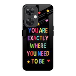 QRIOH Typography Printed OnePlus Nord CE 3 Lite 5G Back Case Mobile Accessories-46