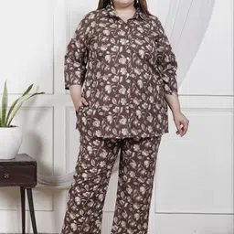 Swasti Women Brown Clothing Set-image-6