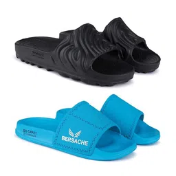 BERSACHE Men Rubber Sliders-image-45