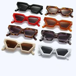 AUGEN Unisex Brown Browline Sunglasses with-image-12