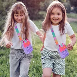 Carry Trip Girls Cute Cartoon Shape Bubble Design Crossbody Sling Bag-picture-39