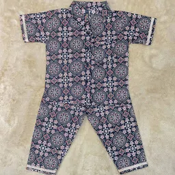 HASRI Unisex Kids Printed Shirt with Trousers-image-31