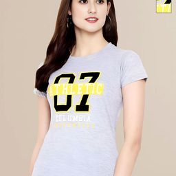Mast & Harbour Women Pack Of 2 Typography Printed Applique T-shirt-image-90