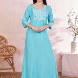 Sand Dune Printed Maxi Nightdress-image-38