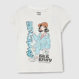 max Girls Printed T-shirt-image-92
