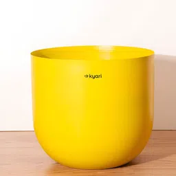 KYARI Yellow & Black Metal Rust Free Planter-image-97