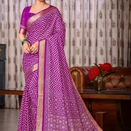 Chandbaali Bandhani Pure Cotton Saree-picture-9