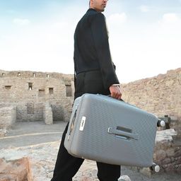 Safari Trunk Hard-Sided Cabin Trolley Suitcase-11