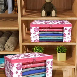 Aura Pink Set of 4 Regular Multi-Utility Organisers image 2