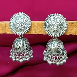 Efulgenz Contemporary Jhumkas Earrings-image-56