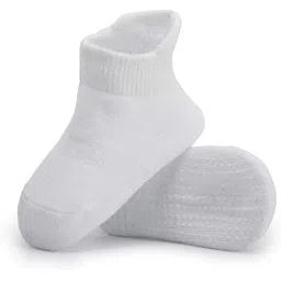 AHC Unisex Kids Navy Ankle-Length Anti skid Socks-image-99