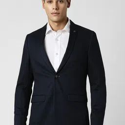 Van Heusen Self Design Ultra Slim-Fit Single-Breasted Formal Blazer-picture-44