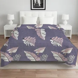 IVAZA Grey Microfiber AC Room Double Bed Comforter-image-78