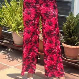 TANDUL Women Floral Printed Smart Straight Fit Trousers-image-74