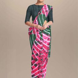 Pinkcity Trade World Pink Pure Cotton Ikat Sarees-picture-37