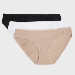 Marks & Spencer Pack Of 3 Bikini Briefs T613029KROSE QUARTZ-picture-44