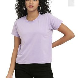 NOTWILD Women Pack Of 2 Solid Round Neck Cotton Boxy T-shirts-image-61