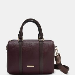 Forever Glam by Pantaloons Women Solid Structured Tasselled Shoulder Bag-picture-10