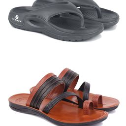 PENNEN Men Canvas Comfort Sandals-image-88