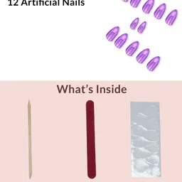 PRIVIU Set Of 12 Reusable Chromatic Nail With Application Kit image 5