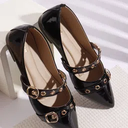 Lavie Women Embellished Flats with Buckle-image-67