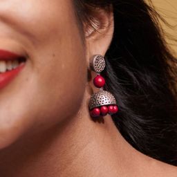 Mridah Classic Jhumkas Earrings-55