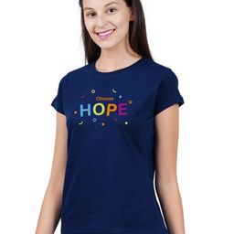 Moda Rapido Women Typography Printed Round Neck Cotton T-shirt-picture-11