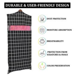 Kuber Industries Black Set of 6 Regular Multi-Utility Organisers image 4