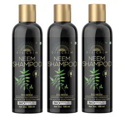 Desi Crew Set Of 3 Anti Dandruff Neem Shampoo- 100 ml Each-37